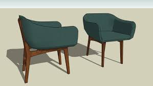 3d Warehouse View Model Chair Armchair Green Armchair