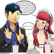 Junpei and Chidori are a silly bunch : r/PERSoNA