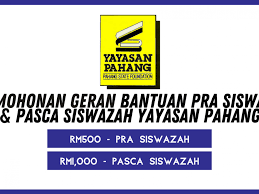 Surat undangan adalah sebuah surat yang dikeluarkan baik oleh pribadi maupun lembaga atau perusahaan yang ditujukan kepada pihak yang bersangkutan dengan isi untuk mengundang surat undangan terbagi menjadi dua macam yaitu surat undangan resmi dan surat undangan non resmi. Permohonan Geran Bantuan Pra Siswazah Pasca Siswazah Yayasan Pahang Edu Bestari