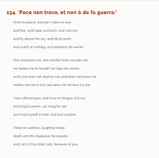 Petrarch One Of My Fave Poets Sonnet 134 Words Quotations Sonnets