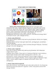Namun urusan tenaga kerja indonesia (tki) juga sempat memancing emosi masyarakat indonesia. Doc Kerja Sama Internasional Syahda Nabilla Academia Edu