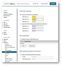 Dns stands for domain name system is the gps of the internet. Configure The Appliance To Resolve Internal Domain Names And Ips Sonicwall