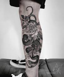Snake leg tattoo pinterest @corkieboltonjewelry #snaketattoo #tattoo #snake. 48 Ideas For Tattoo Snake Leg Tat Full Sleeve Tattoos Tattoo Sleeve Designs Snake Tattoo Design