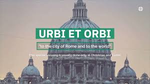 À la ville et au monde. Pope Francis Special Urbi Et Orbi Blessing Youtube
