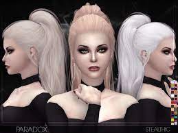 See more ideas about sims 4, sims, sims 4 custom content. Paradox Female Hair By Stealthic At Tsr Sims 4 Updates Sims Hair Womens Hairstyles Sims 4