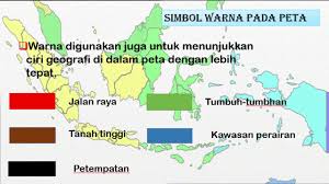 Peta tematik dapat menggambarkan yang ada dipermukaan bumi secara spesifik, baik secara kualitatif maupun kuantitatif menurut dimensinya jenis kenampakkan yang ada di permukaan bumi secara garis besar dapat dikelompokan menjadi empat jenis. Peta Warna Ciri Fizikal Youtube
