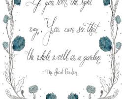'of course there must be lots of magic in the world, but people mistress mary, quite contrary, how does your garden grow? Secret Garden Quotes Quotesgram