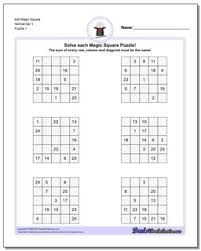magic square puzzles