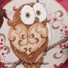 Free owl cross stitch chart share on facebook Cross Stitch Patterns With Owls