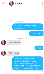 The best jokes for tinder. Her Bio Said To She Likes Knock Knock Jokes Did I Do It Right Tinder