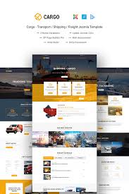 Cargo Is A Transport Logistics Shipping Joomla Template Web Design Joomla Templates Web Layout Design