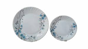 maisha White Melamine Dinner Set, For Home, 41 at ₹ 1100/set in Rangareddy 