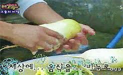 You'll only ever understand if you've watched family outing. Cool As A Polar Bear Chunhee Washing The Radish With Soap