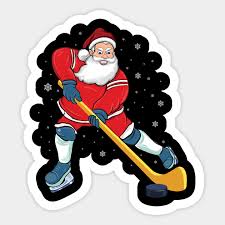 Funny Santa Claus Christmas Ice Hockey Player Gift Kids Boys Santa Claus Christmas Ice Hockey Playe Sticker Teepublic Free for commercial use no attribution required high quality images. funny santa claus christmas ice hockey player gift kids boys