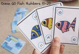 Students will match up present tense verbs to their irregular past tense form or past participle form. Numbers Go Fish Card Game Printable School Time Snippets