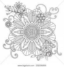 For years all these mandala templates have been sitting on my computer. Floral Mandala Vector Photo Free Trial Bigstock