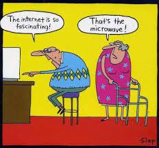 Funny Old Man Internet Microwave Cartoon Humour Citations Les Plus Droles Humour Espagnol
