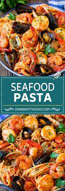 Seafood Pasta Recipe Shrimp Pasta Pasta Spaghetti Shrimp Clams Scallops Dinner Dinneratthezoo Seafood Pasta Recipes Pasta Recipes Seafood Pasta
