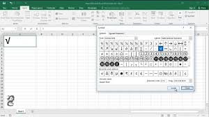 I know i can insert the square root symbol using the character viewer. How To Type Square Root Symbol In Excel Youtube