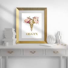 Obgyn Gift Gynecologist Art Gynecologist Office Decor Obgyn Etsy In 2020 Obgyn Gift Doctors Office Decor Office Decor