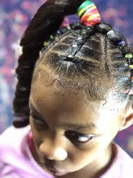 Is your little girl's hair super thick and curly? Beautiful Rubberband Hair Styles For Little Natural Hair Black African American Girls For Weddings Simpl Natural Hair Styles Hair Styles Braids For Black Kids