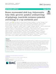 The customer may receive additional necessary treatments for covered pest(s) at no extra charge for thirty (30) days after the initial. Pdf Brown Marmorated Stink Bug Halyomorpha Halys Stal Genome Putative Underpinnings Of Polyphagy Insecticide Resistance Potential And Biology Of A Top Worldwide Pest