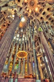 The basílica de la sagrada família, also known as the sagrada família, is a large unfinished roman catholic minor basilica in the eixample district of barcelona, catalonia, spain. La Sagrada Familia Interior In Barcelona Spain Barcelona Architecture La Sagrada Familia Gaudi Architecture