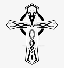 Faithcrownbullseye tattoosdesign searchtattoos of crossesfree cross. Cross Tattoo Clipart Krus Tribal Tattoo Design 900x810 Png Download Pngkit
