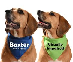 Usually ships within 6 to 10 days. Personalised Dog Bandana Printed With Your Message D For Dog