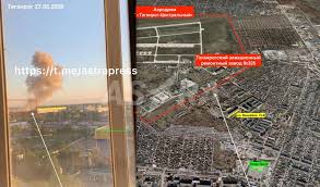 Ukraine Hits Russian Aircraft Plant, Airbase and Oil Refinery in Overnight Barrage