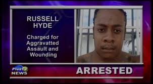 Russel Hyde Junior has been arrested and charged with aggravated assault  and wounding after he allegedly shot Jose Gonaleze
