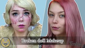 Cracked doll Makeup Tutorial || No SFX needed