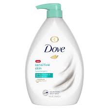 Dove Sensitive Skin Sulfate Free Body Wash 34 Fl Oz Dove Sensitive Skin Body Wash Sensitive Skin Body Wash Dove Body Wash