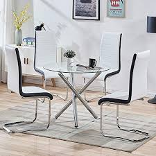The ee20 engine had an aluminium alloy block with 86.0 mm bores and an 86.0 mm stroke for a capacity of 1998 cc. Stylifing Dining Room Set Round Clear Glass Top Crisscrossing Chrome Metal Legs Kitchen Table And 4 Modern High Back White Faux Leather Chairs Home Kitchen Office Waiting Room Use Pricepulse