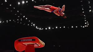 Rio Training Hong Un Jong Training A Triple Twisting Yurchenko Gymnastics Championships Gymnastics Sport Gymnastics