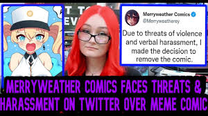Merryweather Comics Receives Death Threats Over Meme NFT-Chan Comic -  YouTube