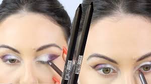 New Maybelline Tattoo Studio Waterproof Eyeliner Pencil Review Youtube