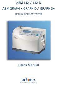 View and download adixen asm 142 user manual online. Adixen Asm 142 User Manual Pdf Download Manualslib
