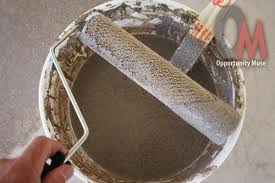 The behr premium granite grip paint comes in a black and grew paint can, with colors ranging from tan to amethyst. My Behr Premium Granite Grip Review Along With Problems I Experienced