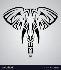 Tribal Elephant Head For Tattoo Design Download A Free Preview Or High Quality Adobe Illustrator Ai Ep Elephant Tattoos Tribal Elephant Tribal Animal Tattoos