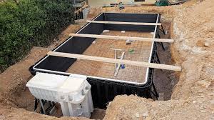 coulage beton et mise en eau de piscine desjoyaux jce piscines