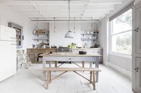 Un Appartement Vintage Et Scandinave A Londres Modern Kitchen Design Rustic Kitchen Apartment Dining Room