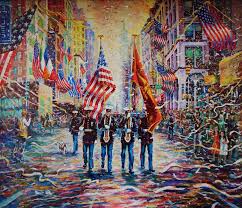 Worth Avenue 1925 by Philip Corley (Artist) Philip did in 1994 from old  photo of the 1925 period and from his many times