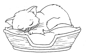 Look for flowers in your neighborhood coloring page. Online Coloring Pages Coloring Page Kitten Sleeping Cats And Kittens Download Print Coloring Page