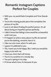 Matching bios for couples matching couple bios matching instagram names for couple cute couple matching names for insta. 7 Couple Instagram Captions Ideas