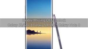 The settings app has an option under developer settings that let you unlock it with just a tap. How To Enable Missing Oem Unlock On Galaxy S8 S9 And Note 8 Techbeasts