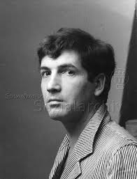 Bob Steffen in gestreifter Jacke; Porträt Halbprofil, um 1960