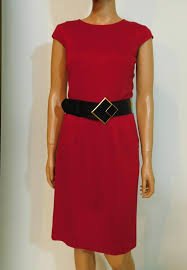 Antonio Melani Red Ponte Knit Short Work Office Dress Size 10 M 71 Off Retail