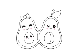 Donut kawai zeichnen lari s live. Avocado Ausmalbilder Kostenlos Drucken Wonder Day Ausmalbilder Fur Kinder Und Erwachsene