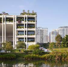 Oasis Terraces Is A Neighbourhood Centre Built Around A Stepped Garden Building Architecture Building Architecture